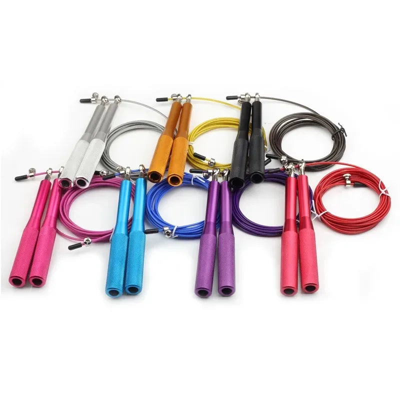 New Fitness Heavy Steel Wire Jump Rope for Crossfit Speed Training Box MMA Gym Exerciser Skipping Rope Equipment