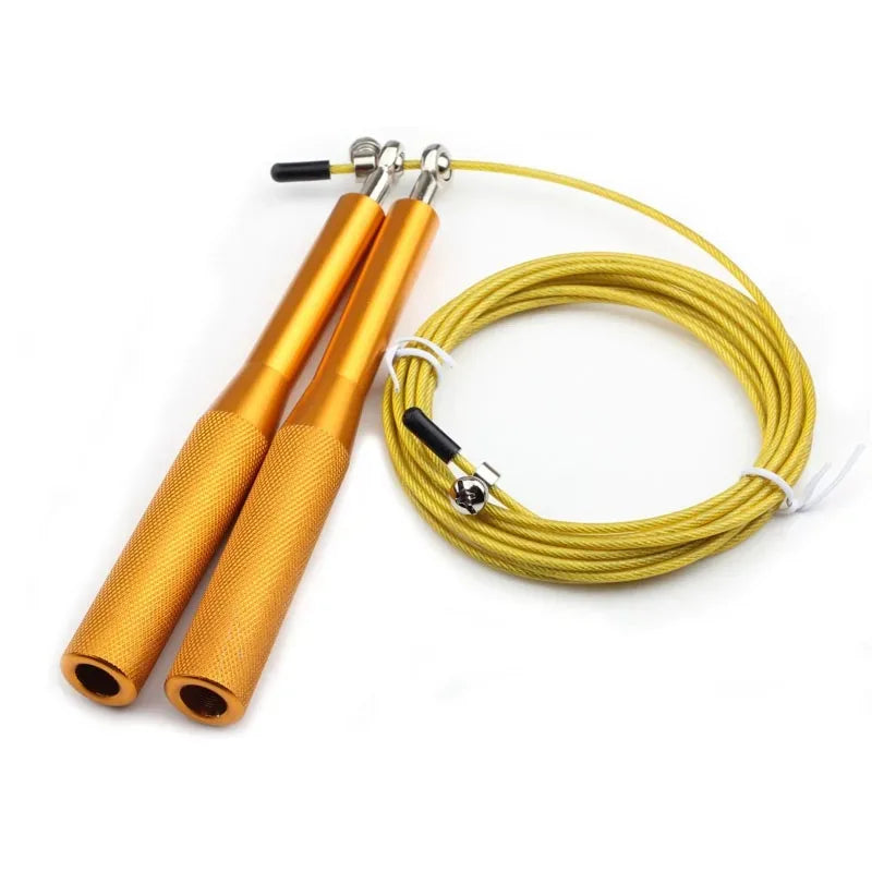 New Fitness Heavy Steel Wire Jump Rope for Crossfit Speed Training Box MMA Gym Exerciser Skipping Rope Equipment