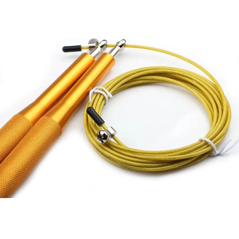 New Fitness Heavy Steel Wire Jump Rope for Crossfit Speed Training Box MMA Gym Exerciser Skipping Rope Equipment