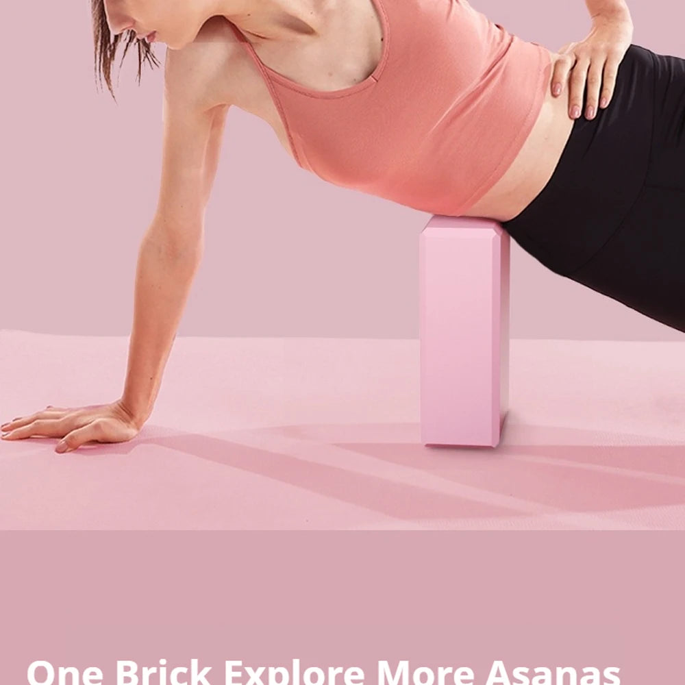 Yoga Bricks Gym Blocks Foam Brick Training Exercise Fitness Tool Yoga Bolster Pillow Cushion Stretching Body Shaping Blocks
