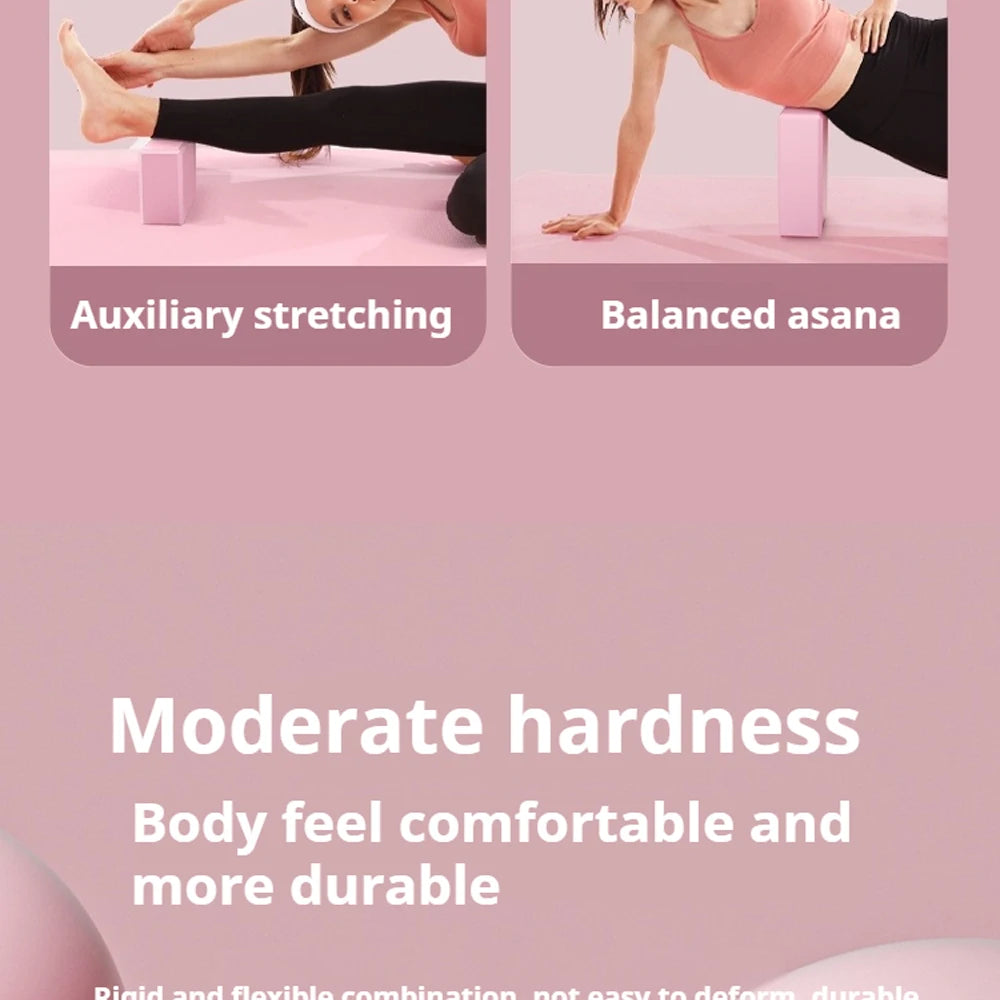 Yoga Bricks Gym Blocks Foam Brick Training Exercise Fitness Tool Yoga Bolster Pillow Cushion Stretching Body Shaping Blocks