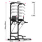 Power Tower Dip Station Pull Up Bar Adjustable Multi-Function Power Tower Abdominal Exercise for Home Fitness Workout Equipment