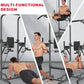Power Tower Dip Station Pull Up Bar Adjustable Multi-Function Power Tower Abdominal Exercise for Home Fitness Workout Equipment