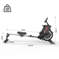 Rowing Machines for Home Gym Rowing Machine with 16 Levels of Adjustable Resistance Durable Slide Rail Magnetic Rower Machine