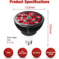 Red Light Therapy Lamp for Face 54W 660nm & 850nm Infrared Light Therapy Device for Muscle Joint Pain Relief Skin Health Tools
