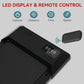 300 Ibs Weight Capacity 2.5 HP 2 in 1 Portable Treadmill for Home with Remote Control LED Display Walking Pad Treadmill
