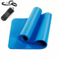 Yoga Mat Pilates Fitness Mat NBR Non Slip Yoga Cushion Travel Fitness Exercise Pad for Women Home Gym Floor Workout Gym Exercise